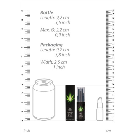CBD CANNABIS DELAY SPRAY - 0.5 FL OZ / 15 ML
