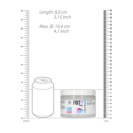 LUBRIFICANTE HÍBRIDO HYBRID 17 FL OZ 500 ML FIST IT