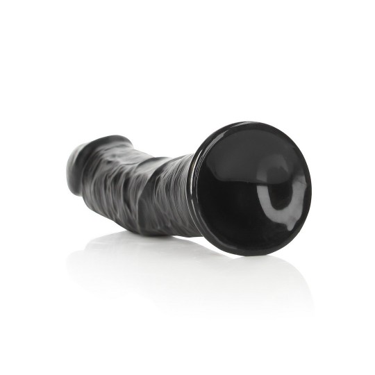 ИЗОГНУТЫЙ РЕАЛИСТИЧНЫЙ ФАЛЛОИМИТАТОР С ПРИСОСКОЙ - 9 / 23 СМ