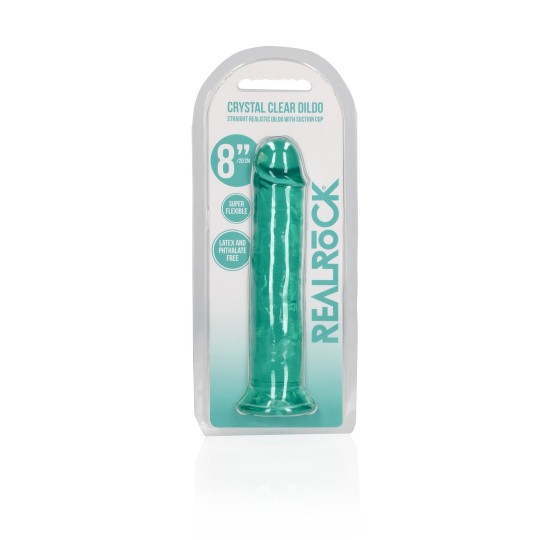STRAIGHT REALISTIC DILDO WITH SUCTION CUP - 8' / 20