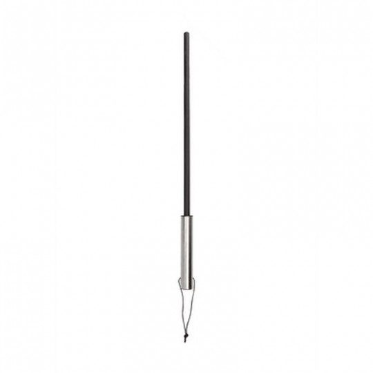 CANE WITH STAINLESS STEEL HANDLE