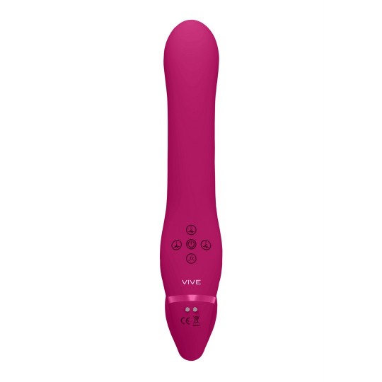 AI - DUAL VIBRATING  AIR WAVE TICKLER STRAPLESS STRAPON