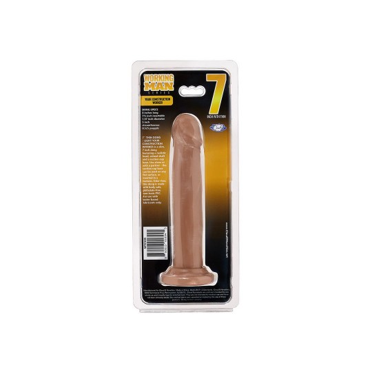 DILDO WORKING MAN YOUR CONSTRUCTION WORKER 7' 18 CM
