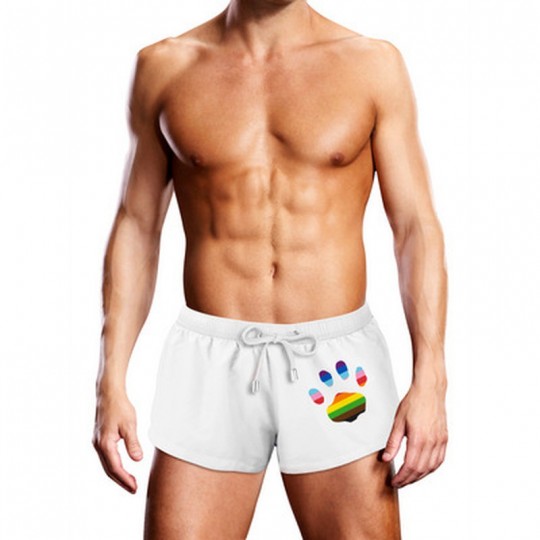 SWIM TRUNK WHITE OVERSIZED PAW
