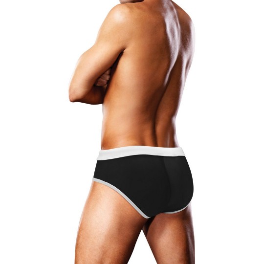 SWIM BRIEF - BLACK OVERSIZED PAW