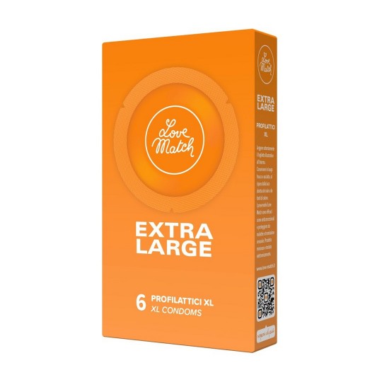 EXTRA LARGE - CONDOMS - 6 PIECES