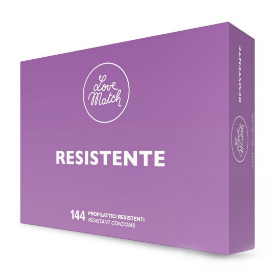 RESISTENTE - STRONG CONDOMS - 144 PIECES