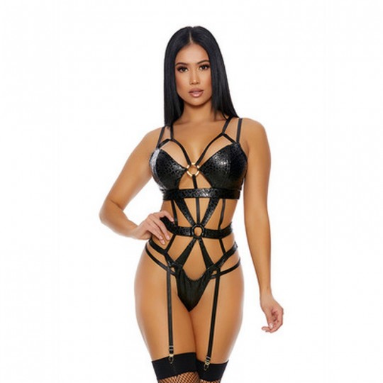 X MARKS THE SPOT ПЛЮШЕВАЯ ИГРУШКА С ПРИНТОМ ГЕПАРДА - ЧЕРНЫЙ