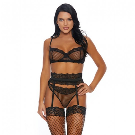 ЗАСТАЛИ ЗА ИГРОЙ - ЛИФЧИК, ПОЯС С ПОДВЯЗКАМИ И ТРУСИКИ