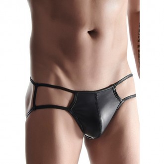 PERIZOMA WETLOOK MEN'S XXL NERO REGNES FETISH PLANET