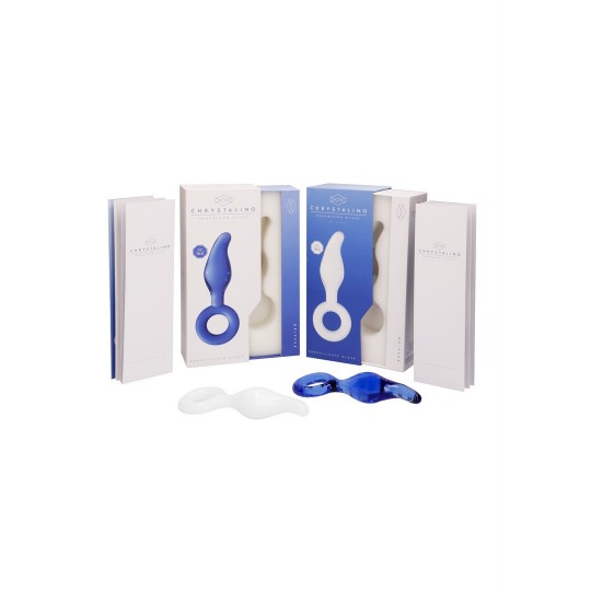 GRIPPER - GLASS DILDO WITH RING