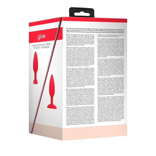GLOW - НАГРЕВАТЕЛЬНАЯ АНАЛЬНАЯ ПРОБКА ДЛЯ ПОПЫ