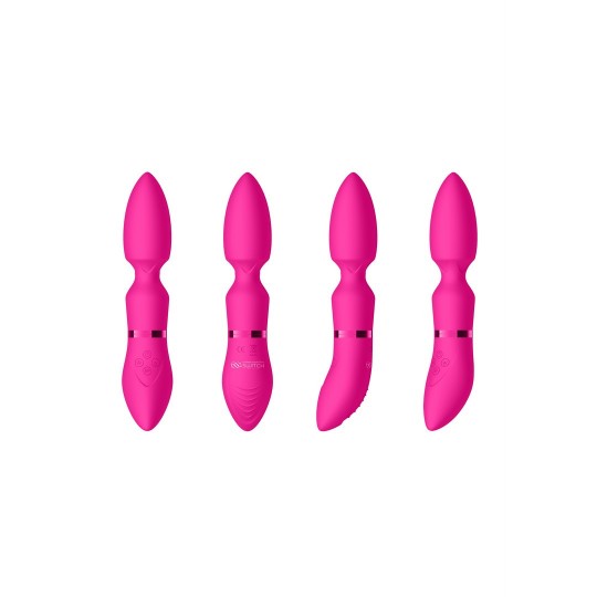PLEASURE KIT #4 - VIBRATOR WITH DIFFERENT ATTACHMENTS
