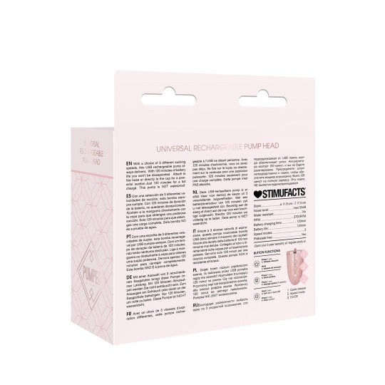 УНИВЕРСАЛЬНАЯ ПЕРЕЗАРЯЖАЕМАЯ ГОЛОВКА НАСОСА