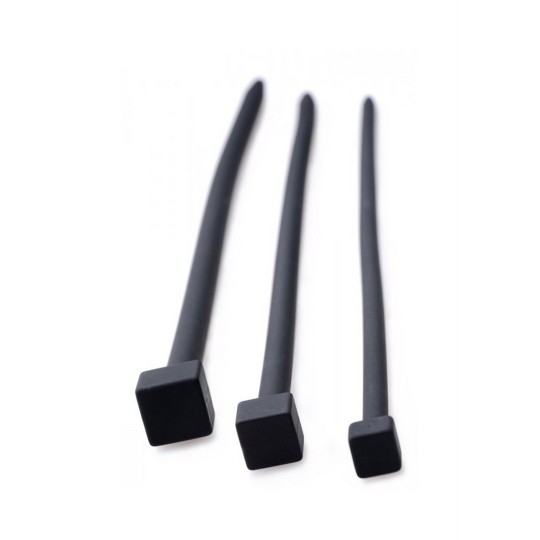 SCREW-ON LUXURY SILICONE URETHRAL SOUNDING