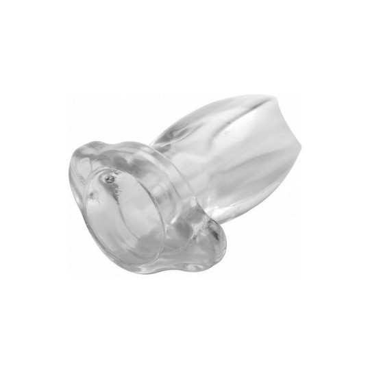 PEEPHOLE - TRANSPARENT HOLLOW ANAL PLUG - SMALL