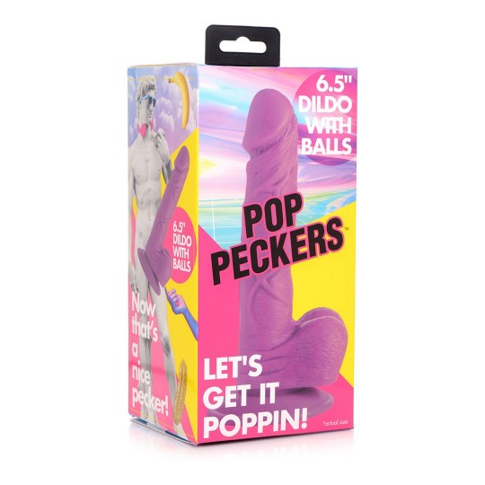 POP - ФАЛЛОИМИТАТОР С ШАРИКАМИ - 6,5 / 16,5 СМ