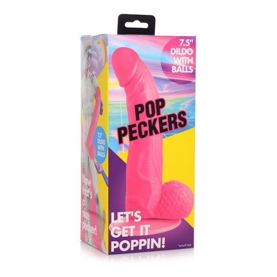 POP - ФАЛЛОИМИТАТОР С ШАРИКАМИ - 7,5 / 19 СМ