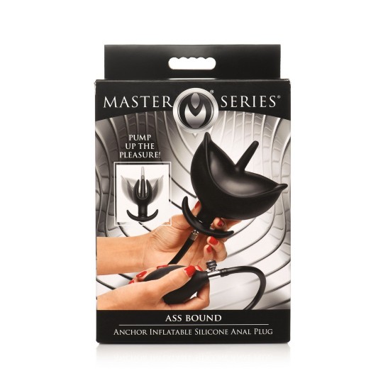 ПЛОХОЙ БУЙ ЯКОРЬ - НАДУВНАЯ СИЛИКОНОВАЯ АНАЛЬНАЯ ПРОБКА - ЧЕРНЫЙ