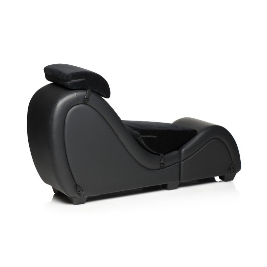 ШЕЗЛОНГ ДЛЯ ИЗВРАЩЕННОГО СЕКСА С ПОДУШКАМИ ЛЮБВИ - ЧЕРНЫЙ