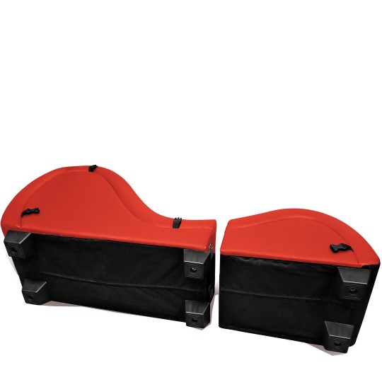 ШЕЗЛОНГ ДЛЯ ИЗВРАЩЕННОГО СЕКСА С ПОДУШКАМИ ЛЮБВИ - КРАСНЫЙ