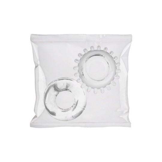 2 PACK C-RING SET - CLAMBOWL 50 PIECES - CLEAR