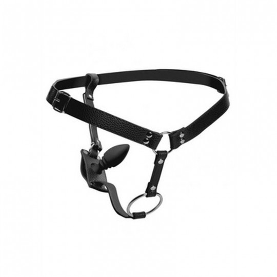 MEN\&#039;S HARNESS WITH SILICONE BUTT PLUG