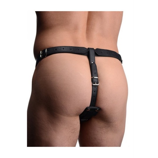 MEN\&#039;S HARNESS WITH SILICONE BUTT PLUG