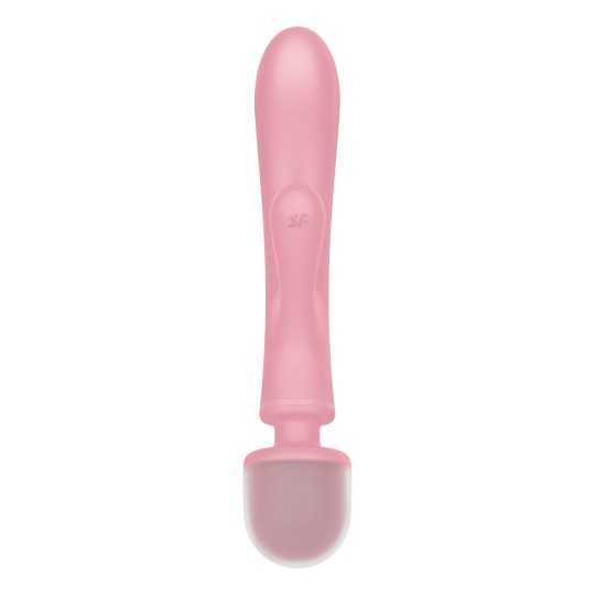 TRIPLE LOVER - HYBRID WAND VIBRATOR - PINK