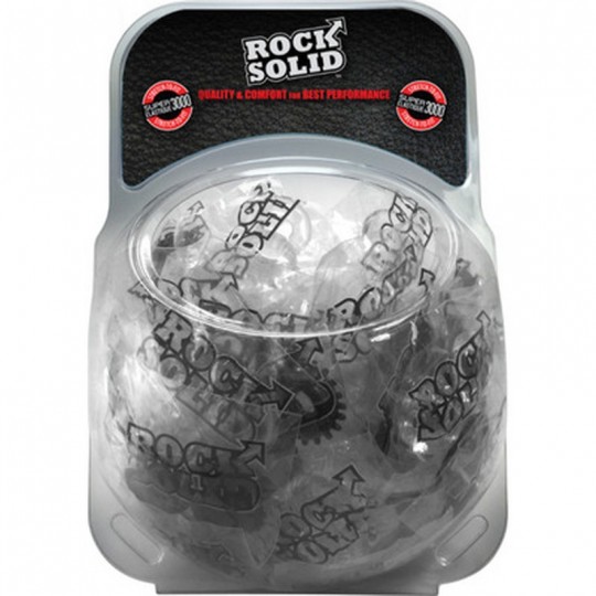 2 PACK C-RING SET- CLAMBOWL 50 PIECES (25 CLEAR / 25 BLACK)