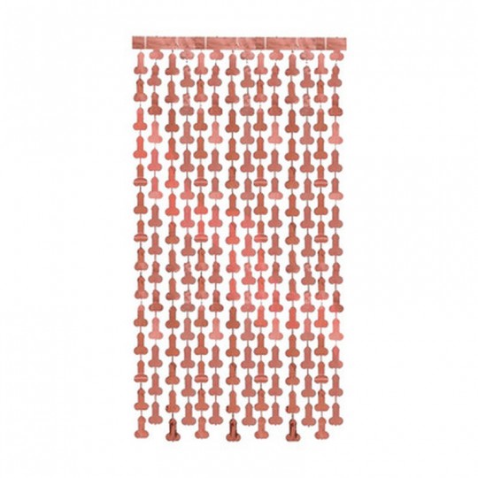GLITTERATI - PENIS FOIL CURTAIN - SET OF 2