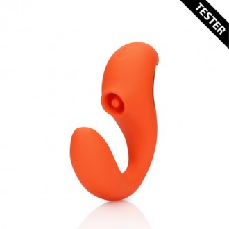 G-SPOT VIBRATOR WITH CLITORAL PULSE WAVE - UNTAMED ORANGE - TESTER