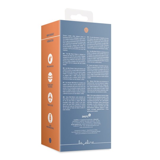 LOVELINE MINI WAND VIBRATOR BLUE HORIZON