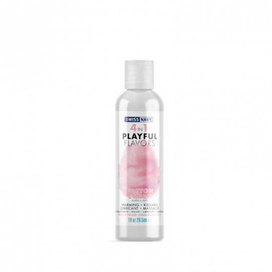 4 IN 1 LUBRICANT WITH COTTON CANDY FLAVOR - 1 FL OZ / 30 ML