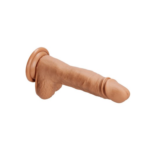 VIBRADOR REALISTA COM COMANDO PRO SENSUAL SWIRL THRUST  7 /18 CM