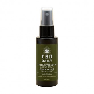 CBD DAILY ACTIVE SPRAY WITH TRIPLE ACTION - 2 FL OZ / 60 ML