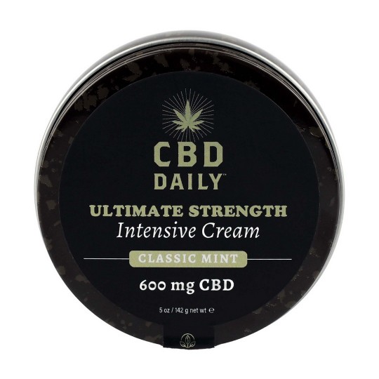 CBD DAILY ULTIMATE STRENGTH INTENSIVE CREAM - CLASSIC MINT - 5 OZ / 142 G