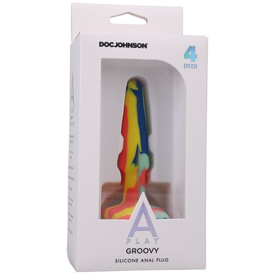 GROOVY - SILICONE ANAL PLUG - 4\'\' / 10 CM