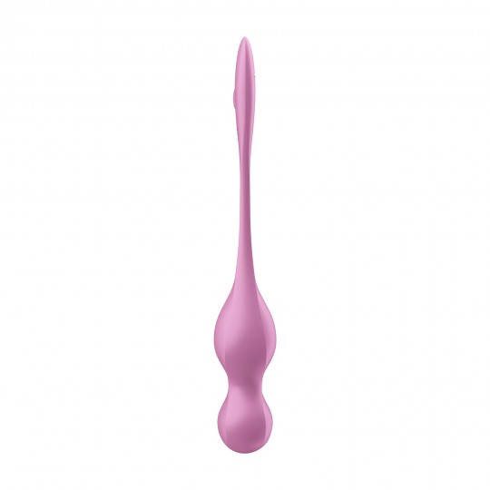 BOLAS VAGINAIS COM VIBRAÇÃO LOVE BIRDS 1 ROSA SATISFYER