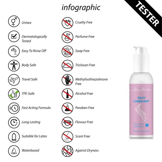 ШЕЛКОВИСТЫЙ ЛУБРИКАНТ - 5,1 ФЛ УНЦИИ / 150 МЛ - ТЕСТЕР