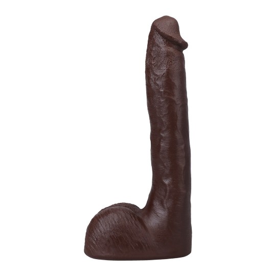 GODE RÉALISTE ULTRASKYN PRESSURE - 10\&quot; / 25 CM - CHOCOLATE DOC JOHNSON