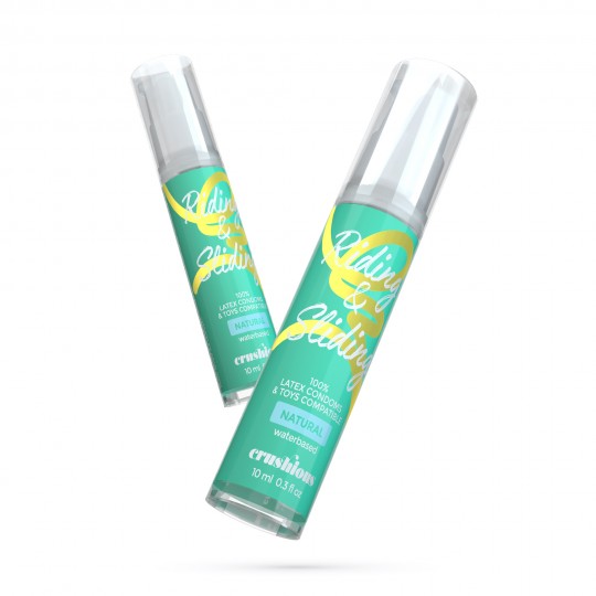 GEL LUBRIFICANTE RIDING &amp; SLIDING À BASE DE ÁGUA CRUSHIOUS 10ML