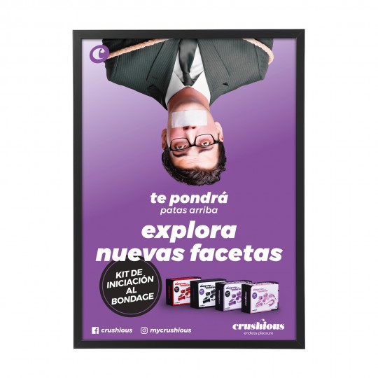 CORNICE NERI CON POSTER DUNGEONS &amp; MAIDENS 50 X 70 CM CRUSHIOUS EN - ES
