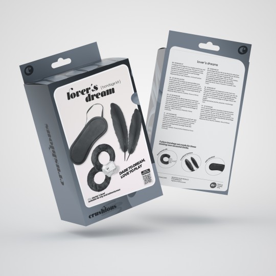 PACK DE 24 KIT BONDAGE LOVER’S DREAM CRUSHIOUS NOIR