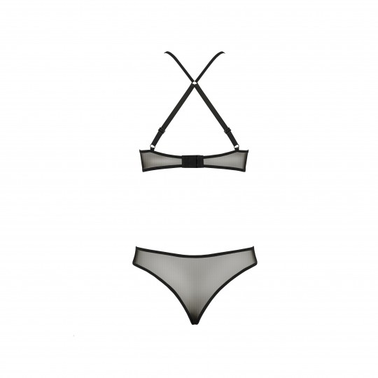 CONJUNTO DE 2 PIEZAS AZALIA NEGRO EROTIC LINE PASSION