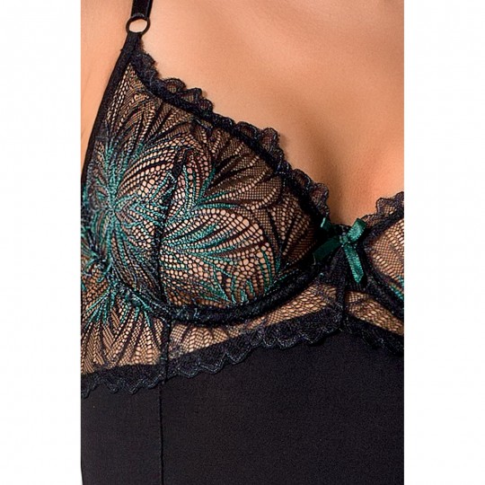 FLORIS CORSET BLACK  - PASSION