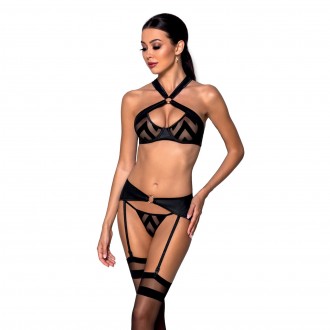 CONJUNTO DE 3 PIEZAS HIMA NEGRO PASSION
