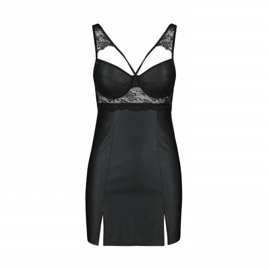 LOONA CHEMISE BLACK  - PASSION