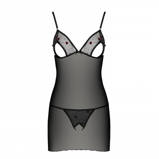 NUISETTE ET STRING LOVELIA PRETO PASSION