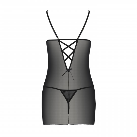 NUISETTE ET STRING LOVELIA PRETO PASSION